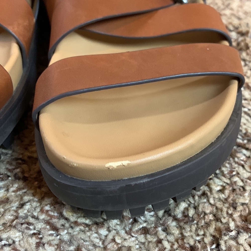 Sam Edelman Brown Strappy Sandals - Picture 10 of 11